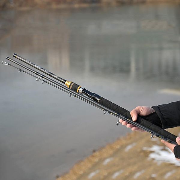 

boat fishing rods ultralight rod spinning casting travel fast action 2.1m 3 sections trout carbon baitcasting h