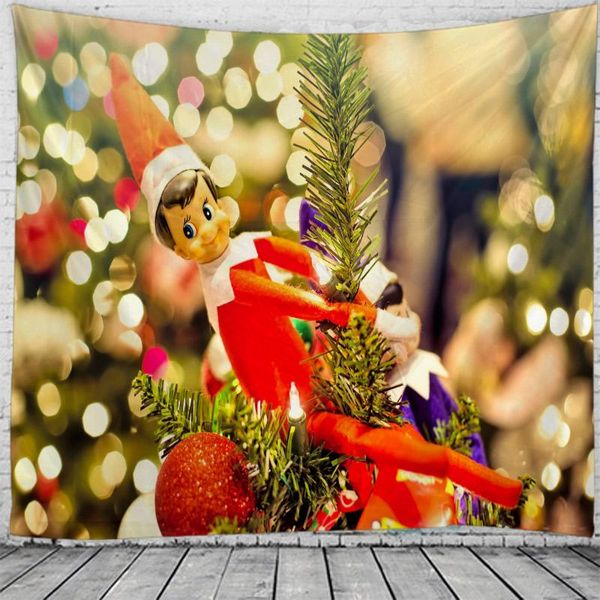 

tapestries christmas tapestry ,christmas holiday tapzi, wall hanging for home decoration living room bedroom art large size
