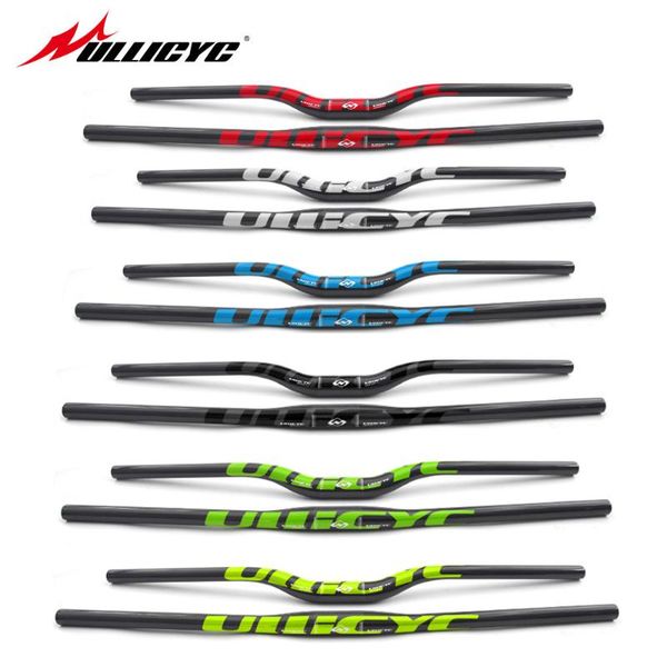 

bike handlebars &components ullicyc mtb handlebar full carbon fiber bicycle flat or rise 31.8*580/600/620/640/660/680/700/720mm parts