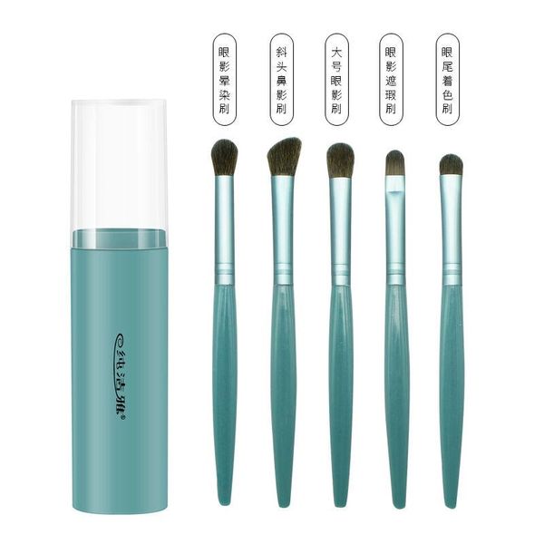 

makeup brushes 5pcs/set eyeshadow lip brush eyebrow nose shadow super soft hair cosmetic tools