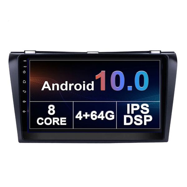 Carro DVD player para Mazda (3) 2004-2009 Android Navegação com autorradio Stereo WiFi Mapa DSP 2 DIN 8 Core 4 + 64g