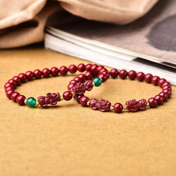 

charm bracelets natural purple cinnabar pixiu diy lucky buddha high content women bracelet bangle jewel dropship, Golden;silver