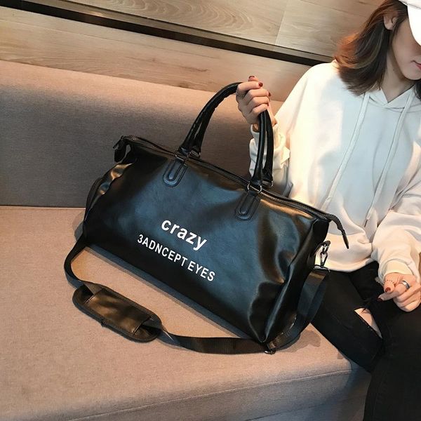 

duffel bags fashion simple overnight weekend traveling bag ladies handbag women men waterproof big luggage travel organizer duffle