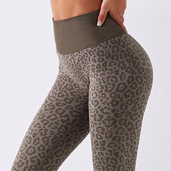 

women's leggings fashion leopard print for women fitness pants push up leggins high waist workout sports femme gym legins, Black