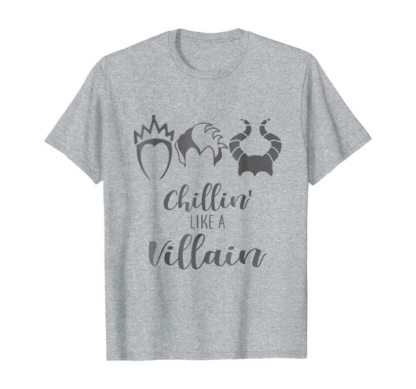 

chillin like a villain vintage distressed t-shirt, White;black