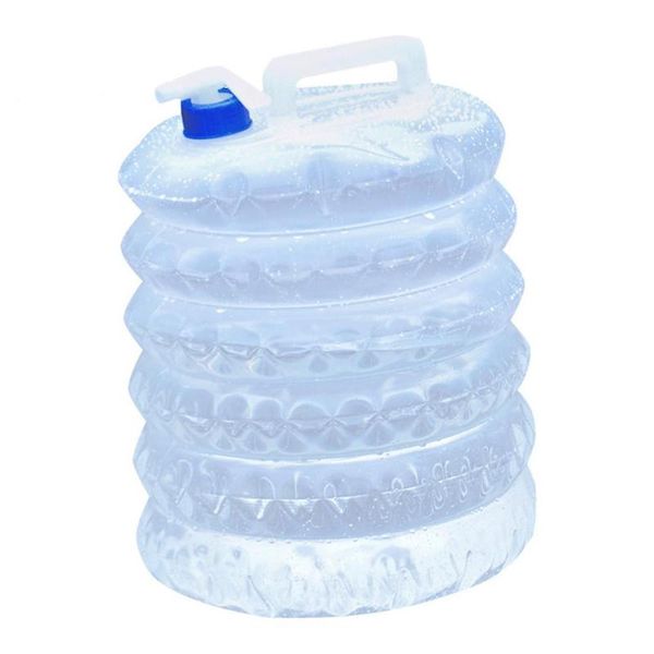 

collapsible water container pe water buckets 15l camping outdoor light foldable storage carrier jug bag hiking parts