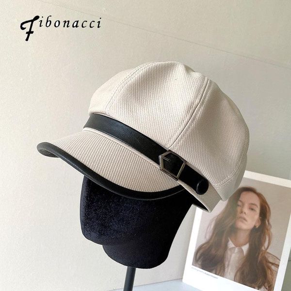 

stingy brim hats fibonacci spring summer for women octagonal cap beret retro french artist hat painter black beige casual, Blue;gray