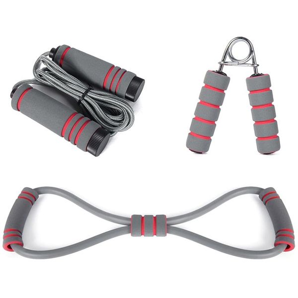 

three-piece set indoor sports fitness jump rope grip rally device sports combination set