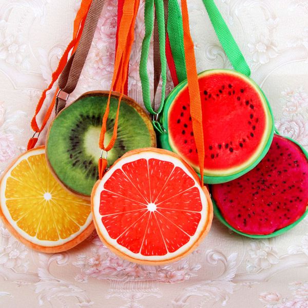 

high-quality fruit imitation plush messenger printed cm bag with 15 mwcwb