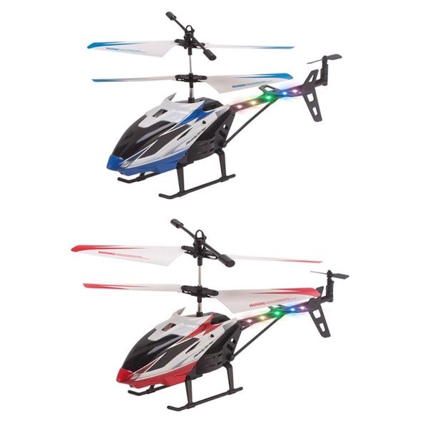 

drones 066b anti-collision led indoor/outdoor rc helicopter, 2.5 channels drone aircraft toy for kids boys gifts