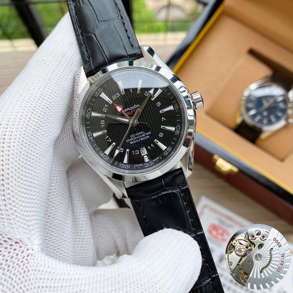 

wristwatches men's fashion atmosphere leisure business watch mechanical waterproof + stainless steel high quality, Slivery;brown