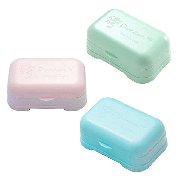 

soap dishes d0ad pp travel double layer with cover box dish plate case container wash shower bathroom sealed