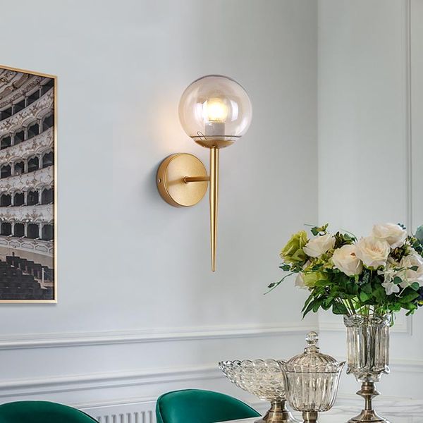 

postmodern gold wall lighting fixtures living room home decor bedside wall lamp stairway creative simple nordic iron lights