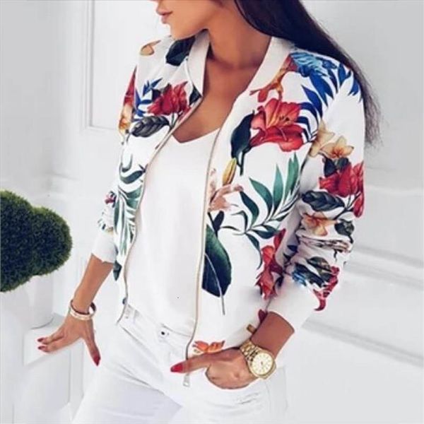 

women jackets flower retro ladies short thin slim bomber jacket coats fashion basic outerwear plus size spring autumn for female, Black;brown
