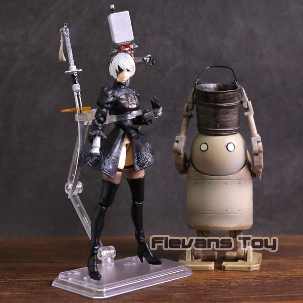 

NieR Automata 2B & Machine Lifeform PVC Action Figure Doll YoRHa No.2 Type B Collectible Model Toy
