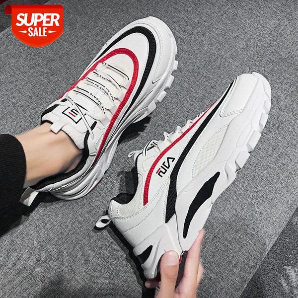 

men's shoes summer sports korean version of the trend casual thick-soled increased daddy student running #8z5r