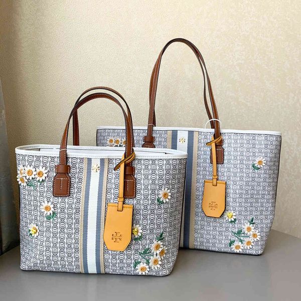 

outlet tb little daisy shopping bag flower embroidery one shoulder storage bags fashion one shoulder messenger bag luxuryss designerss yw