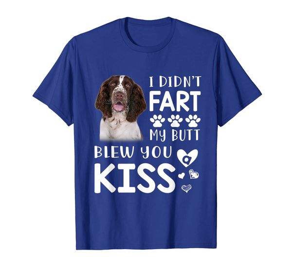 

funny english springer spaniel t-shirt for dog mom dad gift, White;black