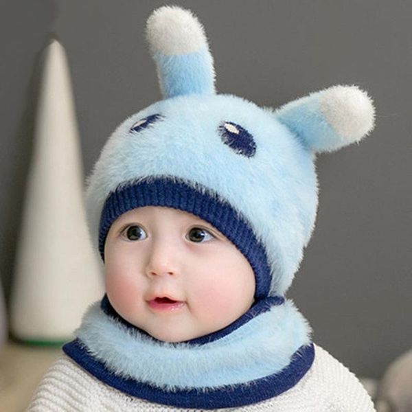 

caps & hats baby hat autumn and winter 3-6-12 months infants young children for men women 2 warm earmuffs children's woole, Yellow