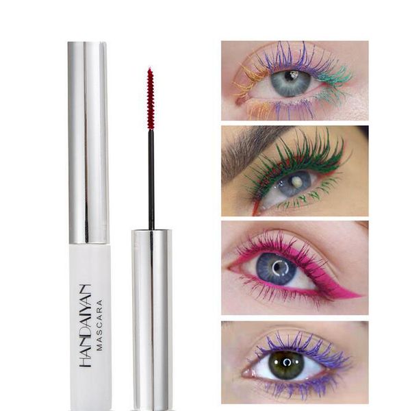 

makeup color mascara waterproof fast dry eyelashes curling lengthening volume-express eye lashes blue purple mascara