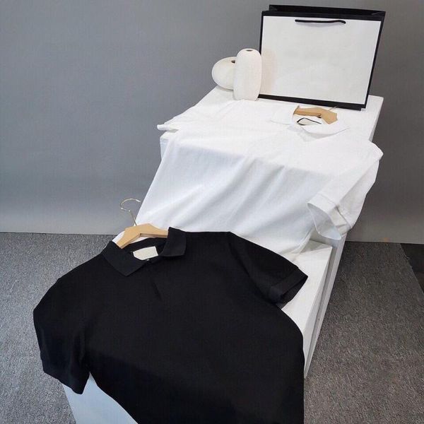 

short couple women mens polo shirt fashion polos detail tees men brand anti-pilling sleeve summer embroidery 2021 perfect classic gksm, Black