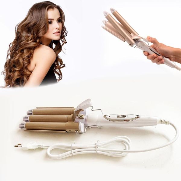 

electric hair brushes kemei professional care & styling tools curling curler wave styler irons crimper krultang iron 5