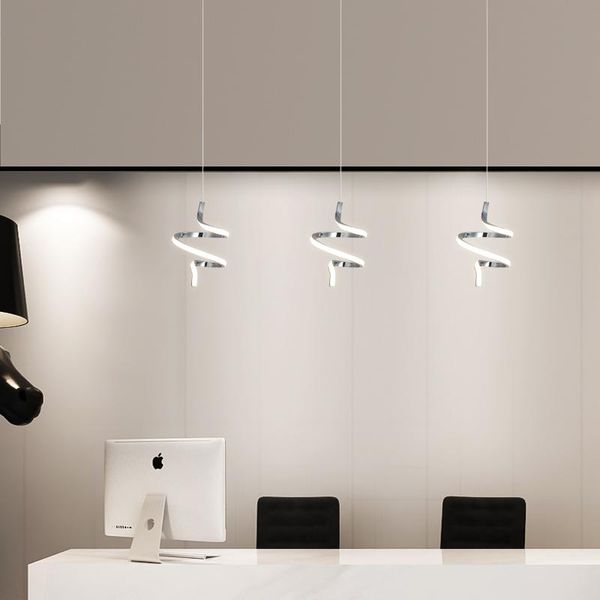

pendant lamps gold chrome plating led lights modern design for restaurant bedroom kitchen hanging lamp indoor lighting