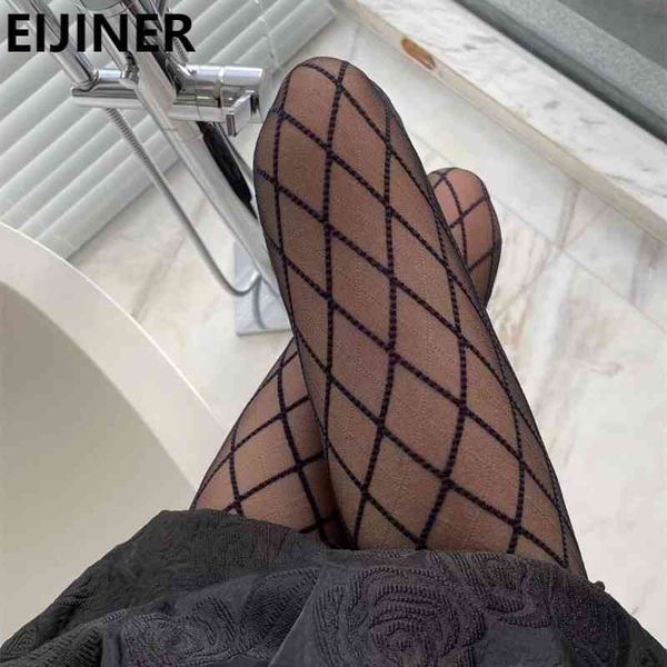 

diamond black plaid body stocking seamless pantyhose women summer fashion fishnet tights gothic crotchless sheer