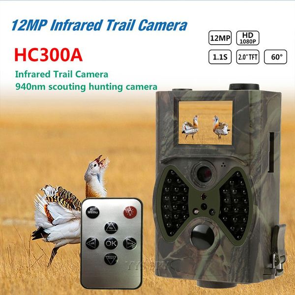 

mini cameras 12mp infrared trail camera 2.0'' tft 1080p hd video cam night vision outdoor scouting wildlife animal hunting camara