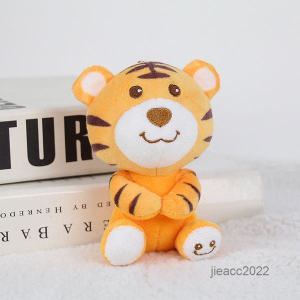 

keys chain mickings 2022 tiger small gift cartoon exquisite schoolbag plush toy doll gift, Silver