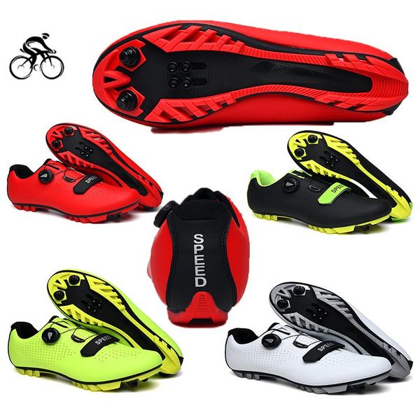 

cycling footwear road shoes sports zapatillas ciclismo professional mountain bike breathable bicycle racing self-locking, Black