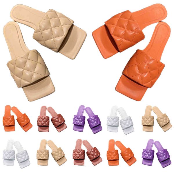 

slipper men shoes luxurys sandals women fashion designers flat slides flip flops paris summer beach embroidered leather slippers with 0c14 z, Black