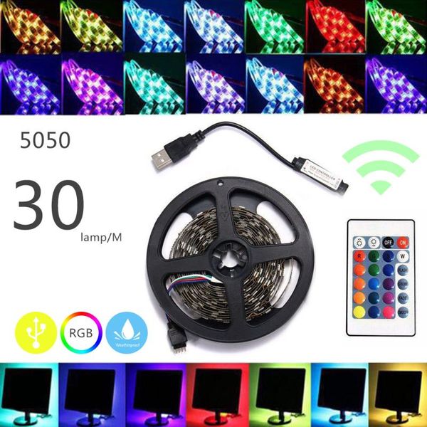 

waterproof led strip lights smd 12v flexible lighting ribbon tape rgb/white/warm white strip tv background lighting