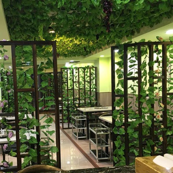 

decorative flowers & wreaths 12pcs artificial hanging garland plants flower wreath ivy vine leaves plastic for household living room accesso