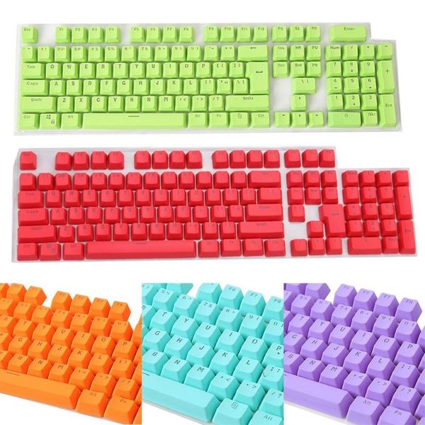 

106 keys pbt solid color backlight keycaps replacement for cherry/kailh/gateron/outemu switch mechanical keyboards keycap