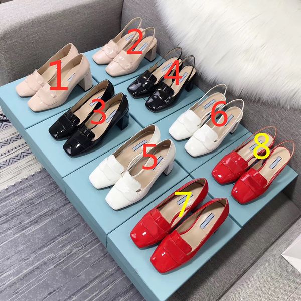 

womens fashion square leather high heel smooth leather suede spring new elegant temperament women shallow mouth, Black