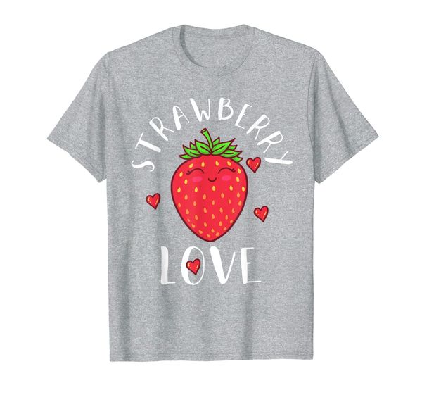 

Strawberry Love Lover Fruit Smiling Farmer Greengrocer T-Shirt, Mainly pictures