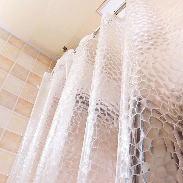 

shower curtains partition bathroom curtain waterproof mildew luxury transparent thicken eva for home el apartment 180cm, 200cm
