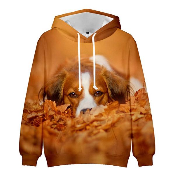 

men's hoodies & sweatshirts cute dog hoodie men's/women's energetic long-sleeved narrow cuffs 3d printed casual sweatshirt lo, Black