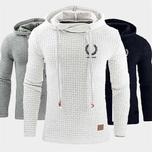 

hoodies men jacquard hooded sweatshirt autumn winter man hoodie pullover long sleeve coat male gym clothing jogging homme hoody 210812, White;black