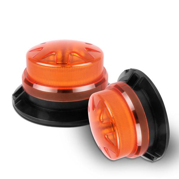 

traffic light warning car ceiling safety flashing 9-30v led rotating round yellow strobe engineering school bus