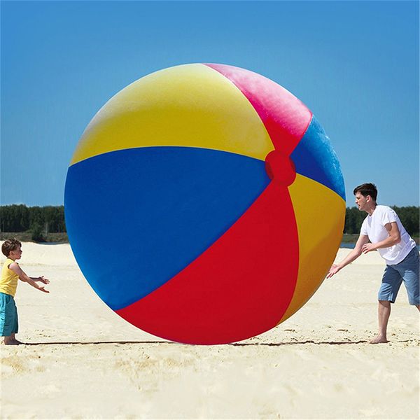 

novelty place giant inflatable beach ball pool toy for kids & adults beach pool play ball inflatable children pvc educational soft ball