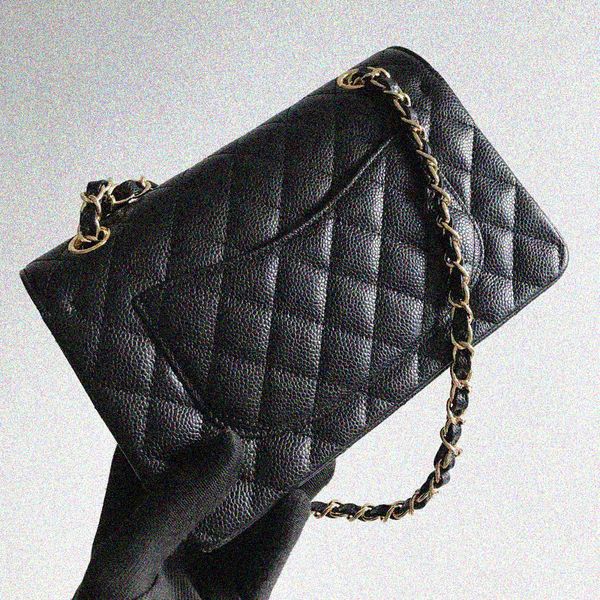 

5a++designer handbag channel women's brand luxury bag 2021 leatherand white pink cattle clip sheepskin shoulder gold chain crossbody bl