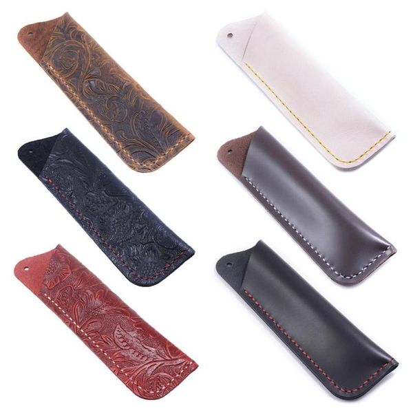 

pencil bags leather bag fountain pen pouch sleeve cover holder vintage retro travel