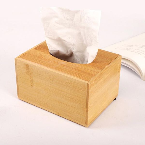 

tissue boxes & napkins 2021 japan style bamboo removable box with lid paper storage case car wood holder organizer home office decor