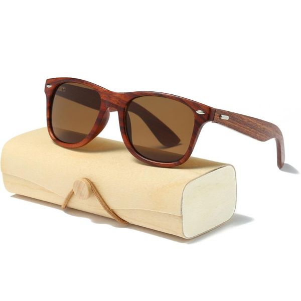 

sunglasses handmade wood men women square for mirror wooden gafas hombre, White;black