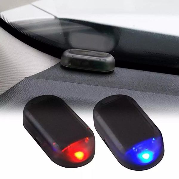 

emergency lights led red blue simulation fake anti-theft caution light simulated warning for car dashboard door side grille bumper
