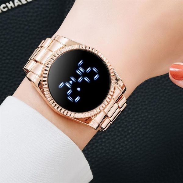 

wristwatches fashion 2021 women magnet buckle watches luxury stainless steel band female casual magnetic woman electronic clock, Slivery;brown