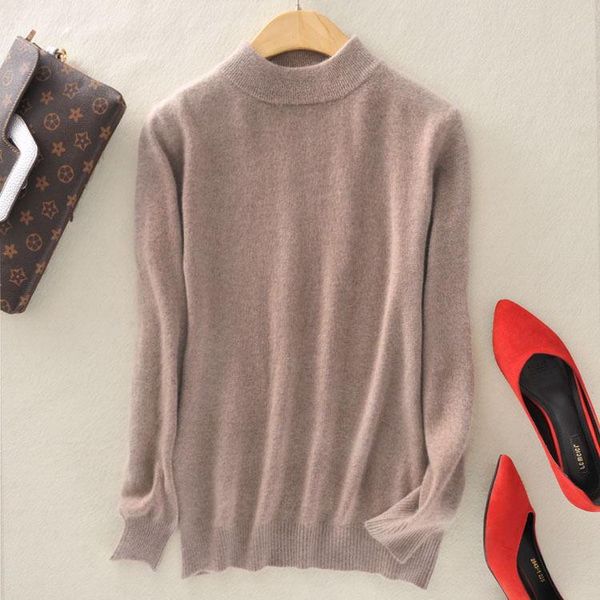 

women's sweaters 2021 autumn winter knitted pullovers cashmere sweater women casual korean jumper turtleneck warm pull femme hiver, White;black