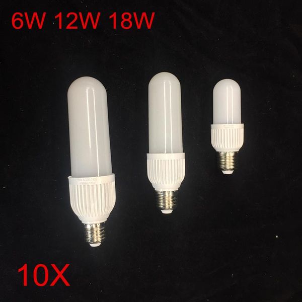 

bulbs 10pcs 6w 12w 18w e27 led bulb ac180-265v 2835 smd lighting lamps for store super bright